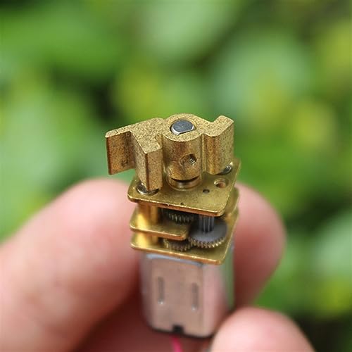 Mini moteur N20 avec réducteur métallique DC 3V 5V 6V à couple élevé pour robotique