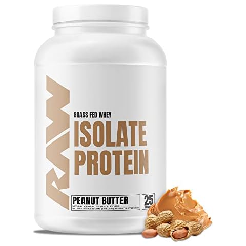 RAW Whey Isolate Protein Powder, Peanut Butter Cover