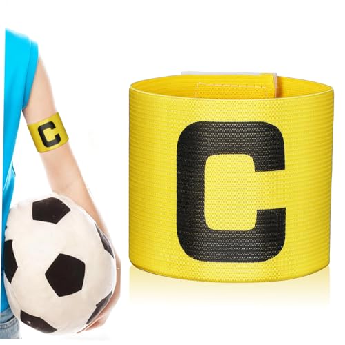 Homoyoyo Soccer Captain Armband for Players Sport Player Band Wide Application in Team Sports