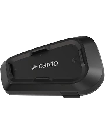 Cardo Spirit HD Motorcycle Bluetooth Communication Headset - Single Pack, Black