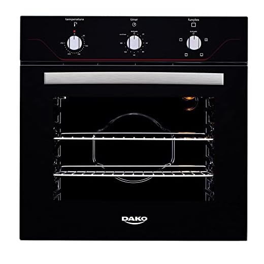 Forno de Embutir Elétrico Preto 60 Litros com Timer Dako Diplomata 220v