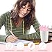 Ysglory Pink Ballpoint Pens 1.0 mm Black Ink Retractable Quick Dry Smooth Writing Pens Bulk Cute Point Rolling Ball Gel Pen for Teacher Student (50)