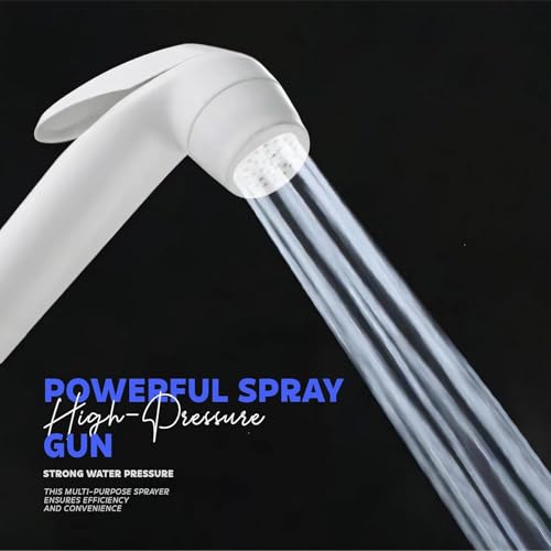 Image of Health Faucet Gun by MIORAH | ABS Jet Spray for Toilet |Leak-Proof, High Pressure, Ergonomic Toilet Faucet (Pack of 2)