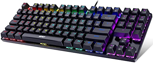 NPET ゲーミングキーボード 赤軸 有線 リニア メカニカルキーボード 静音 LED バックライト テンキー付き 角度調節可能 全キーロールオーバー対応 Windows XP/Vista / 7/8/10対応 2年間無償品質保証 キーキャッププーラー付き 91キー US配列 K81-02 NPET ゲーミングキーボード 赤軸 有線 リニア メカニカルキーボード 静音 LED バックライト テンキー付き 角度調節可能 全キーロールオーバー対応 Windows XP/Vista / 7/8/10対応 2年間無償品質保証 キーキャッププーラー付き 91キー US配列 K81-02