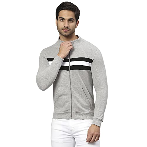 Image of HIGH Star Men's Fleece Colorblocked Hooded Sweatshirt