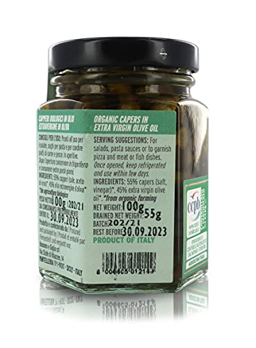 Capperi Biologici in Olio Extravergine d'Oliva