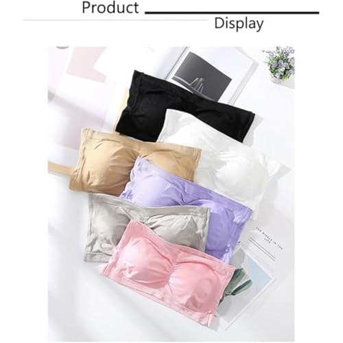 Herloving Bra, Her Loving Invisible Supportive Bandeau Strapless Bra, Breathable Non-Slip Tube Top Padded Bras4