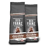 DER-FRANZ caffè, Aromatizzato Al Cioccolato, macinato, 2 x 500 g