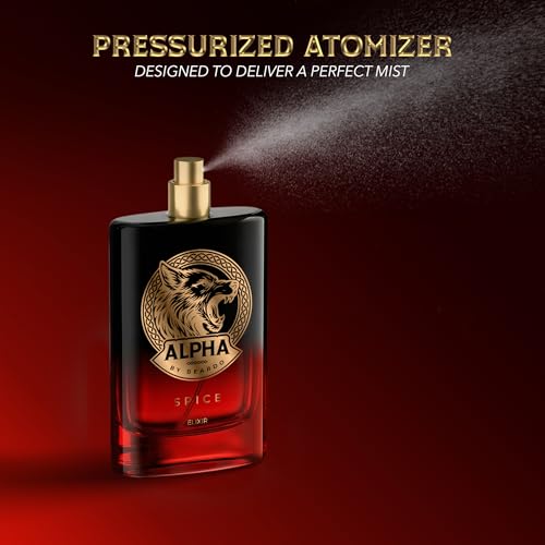 Image of BEARDO Alpha Spice Elixir 100ml | Extrait De Parfum | Woody & Spicy Perfume For Men | Long Lasting Perfume | Premium Gift For Man | Gift For Husband | Boyfriend