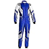 Producto original de Sparco. Sparco 00230744EBNR Prime K Mono de Kart, 44, gris claro/negro/naranja