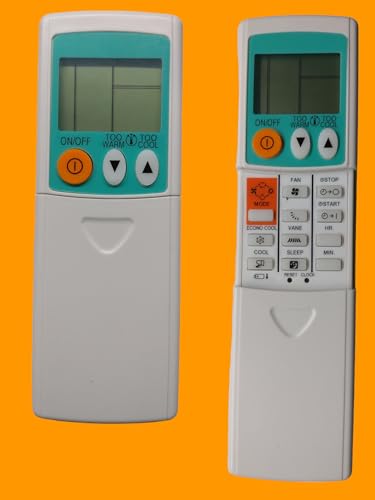 Image of Sanavya AC Remote Control - Compatible Replacement for Split & Window Air Conditioners - Replicates Genuine Remote Functions (Mitsubishi AC Remote 56C)
