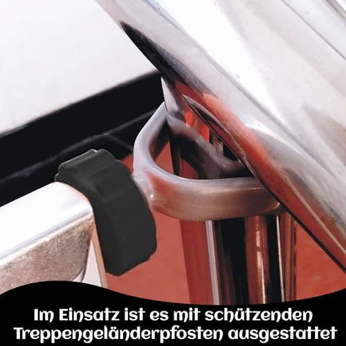 YGCQFH Y-Spindel für Treppenschutzgitter, ohne Bohren Treppengitter für Geländer Türschutzgitter Kindergitter Y Spindel 12.5cm/4.92 inch, für Treppenschutzgitter für Babys und Haustiere - 2 Stück