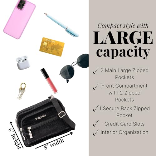 Image of Baggallini Triple Zip Bagg JAV Cross Body