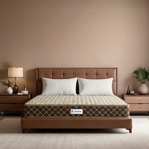 Image of Sleepwell Pro FitRest Mattress | 10 Years Warranty | Acuprofile Technology | Impression (Memory) Foam | Neem Fresche Technology | Resitec (HR) Foam | Double-Layer Quiltec Foam | King Bed | 78X72X6