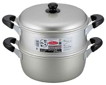 Amazon｜和平フレイズ 軽い アルミ 二段蒸し器 26cm 楽々小町 RR