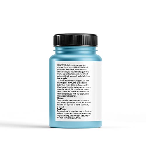 Image of GRANOTONE Chalk Paint Tiffany Blue 120 ml Matte Finish