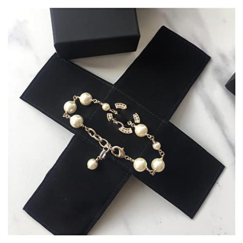 Pulseras para Mujer, Conjunto de Pulseras de Cadena Punk para Mujer, Pulseras con dijes de Colores Gruesos, brazaletes, joyería de Moda Vermeil