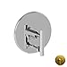 Newport Brass 5-992LBP/24S Balanced Pressure Tub & Shower Diverter Plate With Handle Satin Gold East Linear