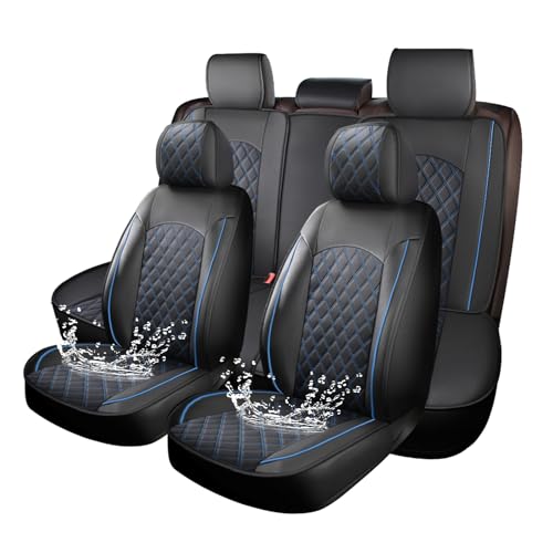 Housse de siège Nissan Qashqai 2013-2022 en cuir synthétique bleu complet