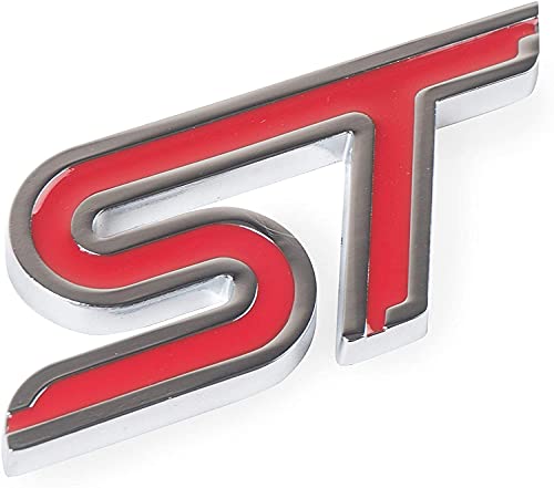 Hoom Red ST Badge Emblem Logo Tail Boot arrière auto-adhésif Cover