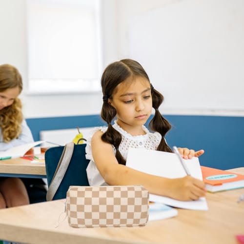Image of LEDAOU Cute Pencil Case for Kids Girls Boys Pencil Pouch Kawaii Pen Pencil Box Bag Holder for School Students