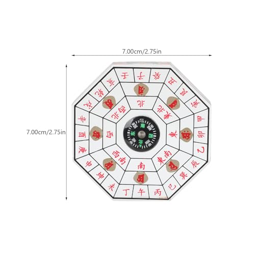 Brújula tradicional china feng shui portátil ligera miniatura 2