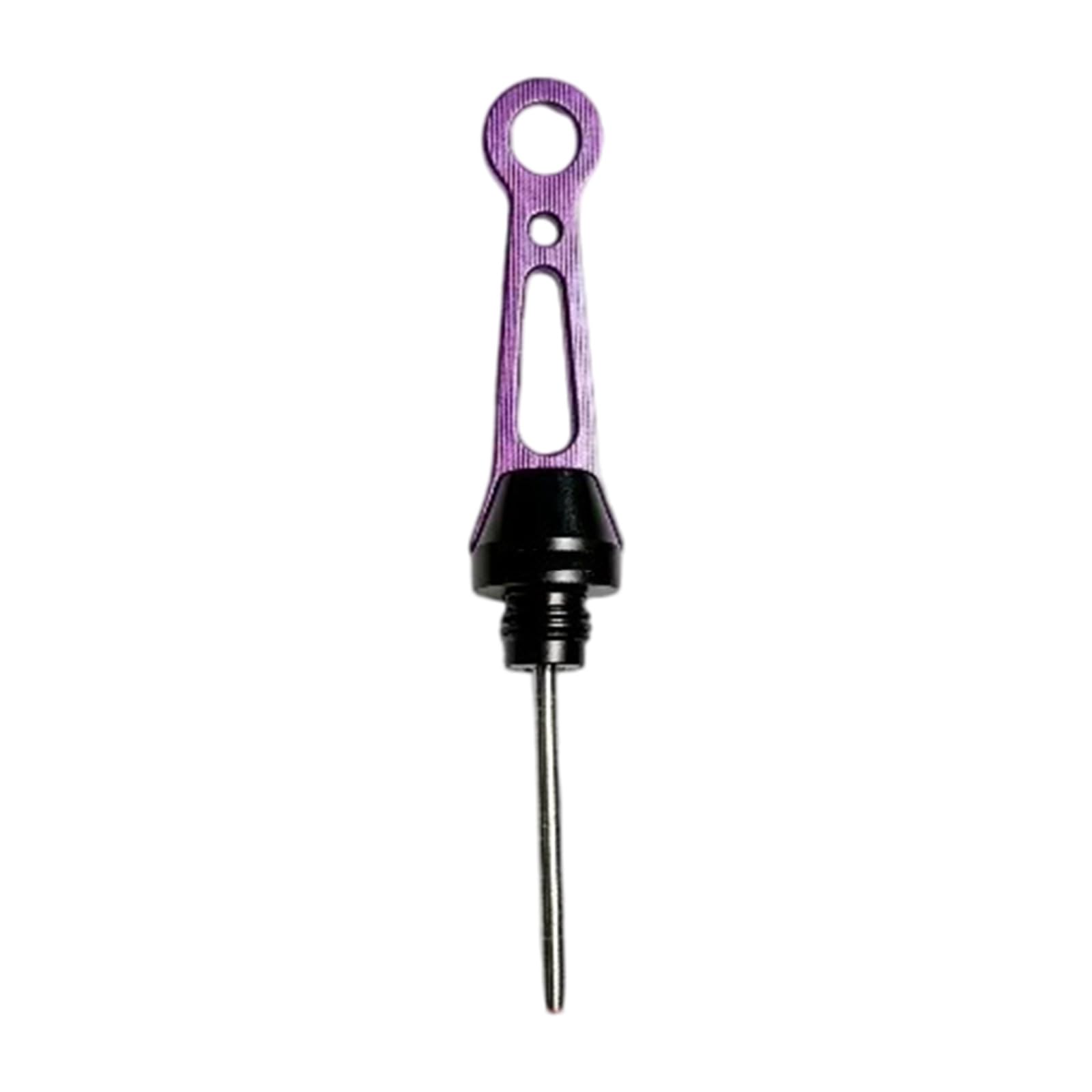 BWANGIAO Machined Aluminum Motorcycle Oil Dipstick General Engine Oil Levels Gauges for Bike Scooters & Most Bikes