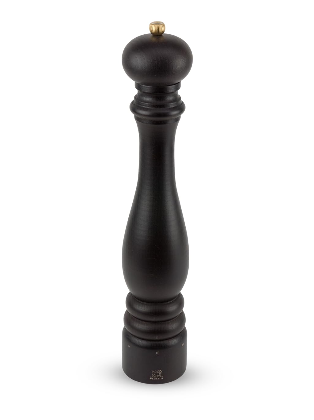 PEUGEOT - Paris u'Select 40 cm Pepper Mill - 6 Predefined Grind Settings - Zirlion Mechanism - PEFC-Certified Wood - Made in France - Chocolate Finish
