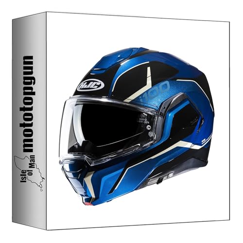 Casque HJC i100 Lorix MC2 M avec mentonnière pivotante à 180 degrés