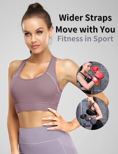 Image of Paeceioni Sports Bras for Women High Support, Women's Sports Bras, Everyday Comfy Sleeping Bras, Comfortable Bras for Women