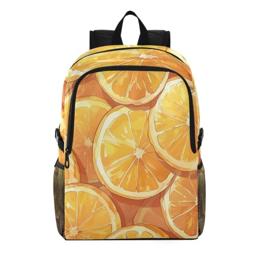 Sac à dos de randonnée pliable ultra léger et imperméable motif orange