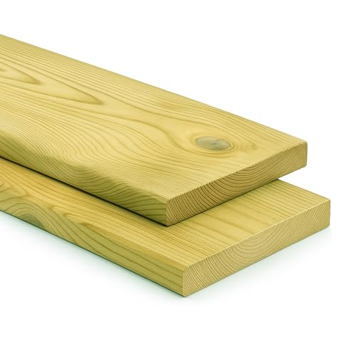 Gartenwelt Riegelsberger Glattkantbrett Kiefer imprägniert 27x145 mm Länge 160 cm Diele Brett gehobelt