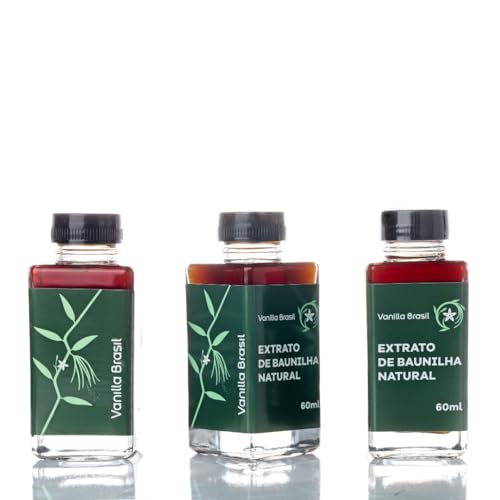 Vanilla Brasil, Extrato De Baunilha Natural Vanilla Brasil 60 Ml Zero Açúcar