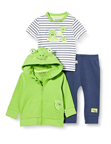 Juego de pantalones cortos bebé-niños con cintura elástica y tejido de punto transpirable