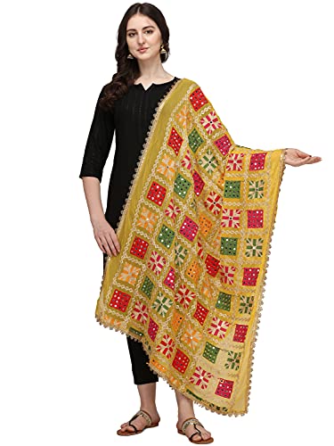 72% OFF on Deetya Arts Embroidered Very Heavy Chiffon Phulkari Dupatta/Chunni with Mirror Work&Hand Work Premium Multi Color Work Good choice for an ethnic look 72% OFF on Deetya Arts Embroidered Very Heavy Chiffon Phulkari Dupatta/Chunni with Mirror Work&Hand Work Premium Multi Color Work Good choice for an ethnic look