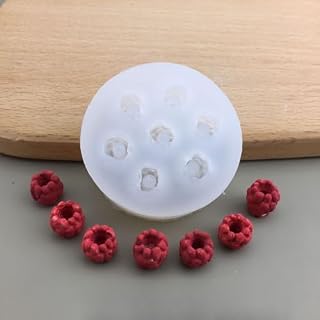 3D Raspberry Silicone Mold Fruit Shape Chocolate Fondant Mold Used for DIY Cake Decorating Home Baking Kitchen Accessories