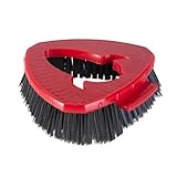 Spin Mop Scrub Brush Head Compatible for O Cedar EasyWring 1-Tank System, Floor Scrubber Mops Head Replacement Cleaning Brush for Bathroom, Kitchen, Tub and Tile, Spin Mop Attachments