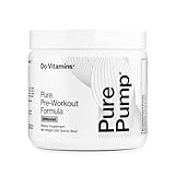Do Vitamins - PurePump Natural Pre Workout Supplement for Men & Women, Cleanest Pre-Workout Powder Fitness Supplements Certified Paleo, Vegan, Non-GMO - No Artificial Sweeteners Colors or Flavors