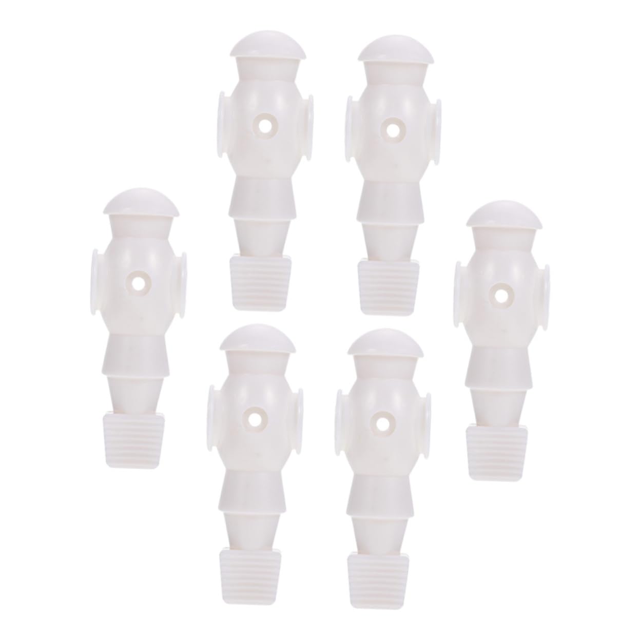 MUSISALY 6Pcs Foosball Table Player Figures Football Men for Desktop Football Game Accessories Easy to Install and Replace Worn Parts for Game Rooms