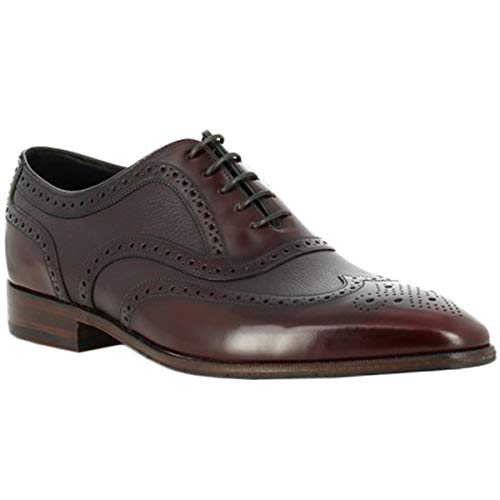 Loake Mens Baskerville Leather Burgundy Shoes 9 Us #TOP19