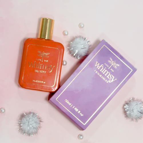 Image of Whimsy Beauty Kids Perfume for Girls | Water Based Alcohol Free Fragrance with Juniper Berry and Plum Notes | Skin Friendly Long Lasting Scent | 4 to 16 Years | Organic, Chemical Free | 50 ml (SLAY