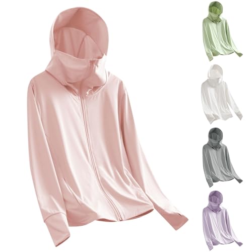 Kids Zip-Up Hoodie Girls Boys UPF50+ Sun Protection Jacket Hooded Cooling Shirt Summer Outfits for 3-16 Years2