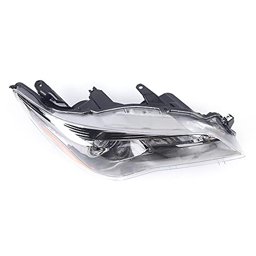 Ririsir Halogen Headlight For Camry 2015 2016 2017 Se Oem Factory Assembly Front Right Passenger Side Headlamp Black Housing Polycarbonate Clear Lens Car Head Light Replacement #TOP3