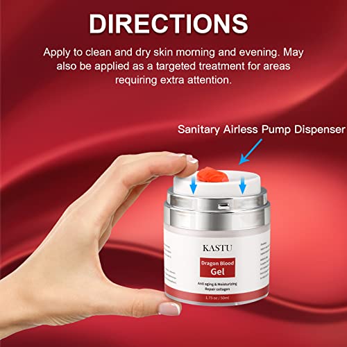 Kastu Dragon Blood Gel Moisturizing Serum Cream,Face Tightening And Lifting Serum To Repair Collagen,Dry And Rough Skin For All Skin Types Of Women thumb #3
