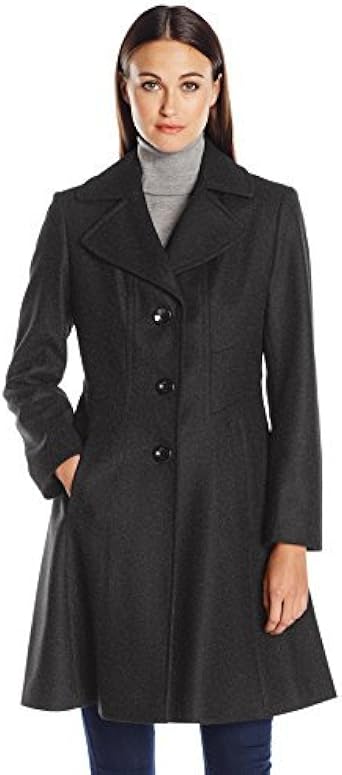 larry levine updated wool coat