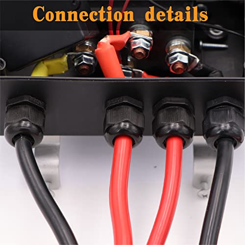 Image of Winch Solenoid Relay Control contactor Box for 8000-17000lbs Electric ATV UTV Winch 12V