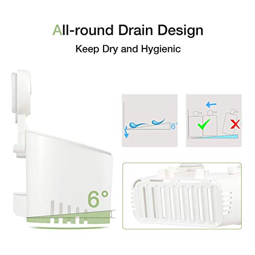 Ulinek-Shower-Caddy-Suction-Cup-Shower-Basket-Rack-Powerful-Vacuum-Bathroom-Hanging-Shelf-Organiser-Box-for-Shampoo-Conditioner-Soap-Razor-Accessories-Kitchen-Home-Storage-Container