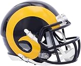 Los Angeles Rams 1981 to 1999 Throwback Revolution Speed Mini Football Helmet - New in Riddell Box