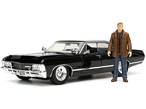1967 Chevy Impala SS Sport Sedan Black & Dean Winchester miniatura 6