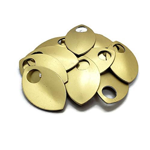 Escamas de aluminio anodizado 100 piezas tamaño pequeño miniatura 2
